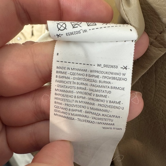 Sinsay biker jacket Faux leather size Xl - Picture 5 of 9